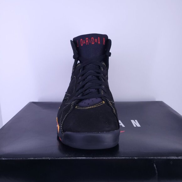 Nike Air Jordan 7 VII Retro Citrus CU9307-081 Black Orange Size 10.5 Pre Owned - Picture 2 of 16